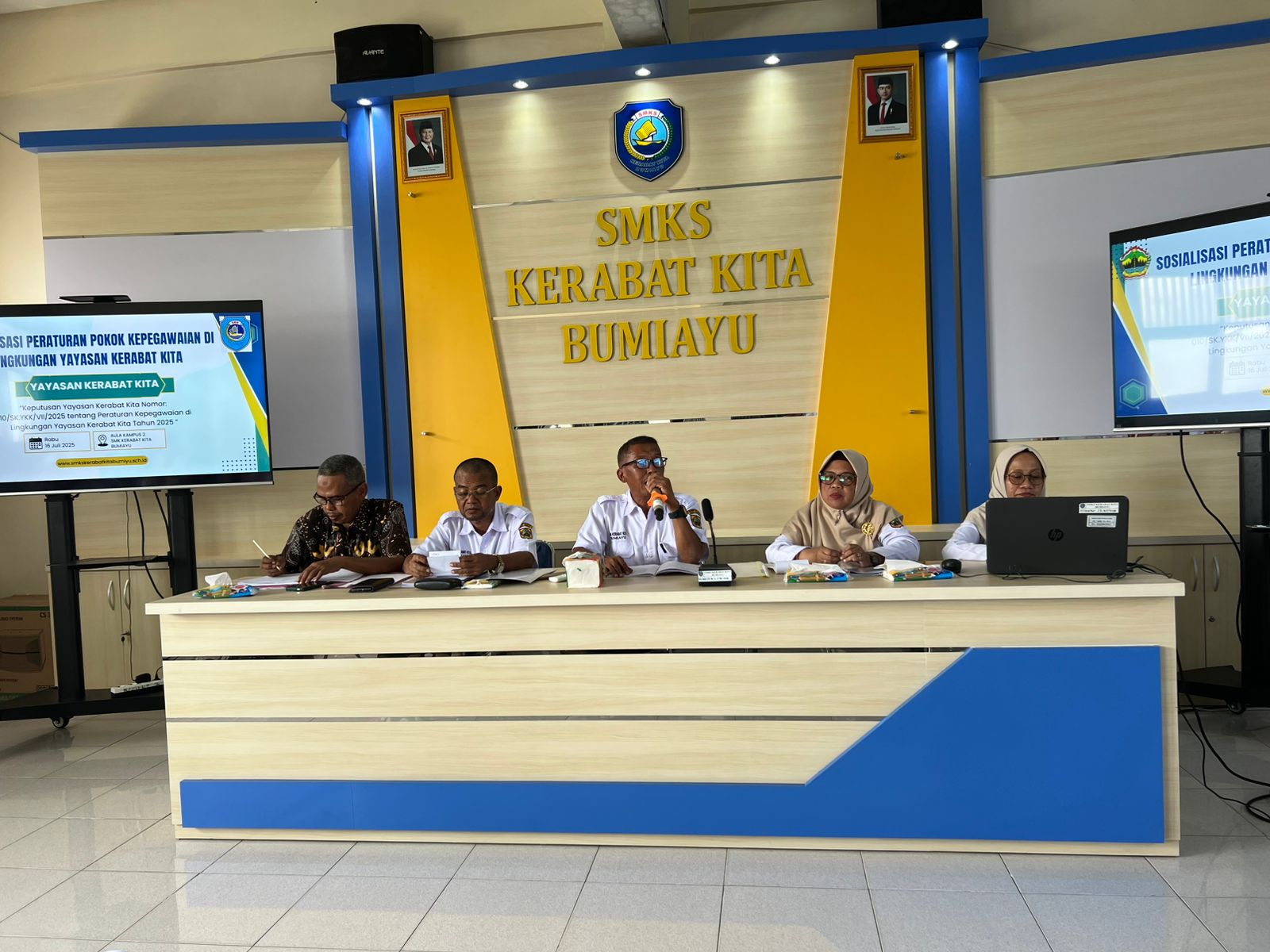 Rapat Sosialisasi Peraturan Pokok Kepegawaian di Lingkungan Yayasan Kerabat Kita Tahun 2025